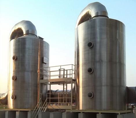 Stainless steel spray tower